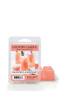 Grapefruit & Rosemary  - Country Candle - wosk zapachowy 64 gram