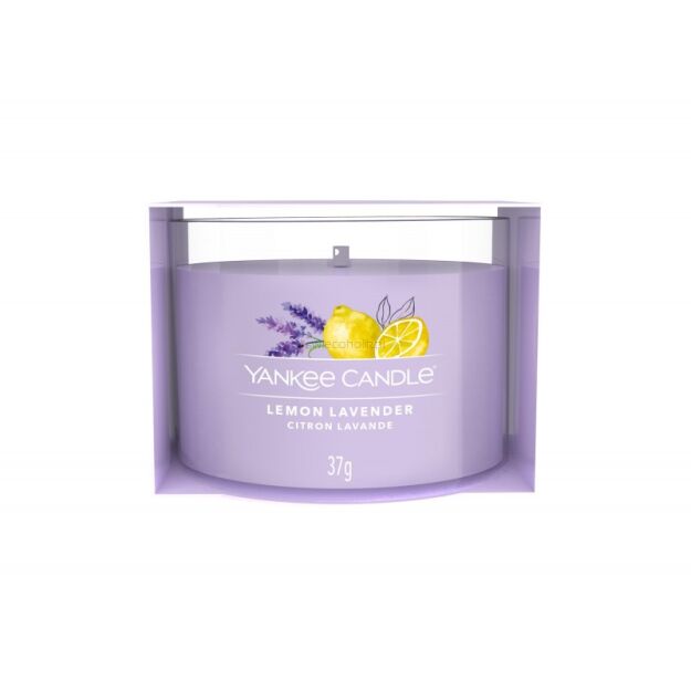 Lemon Lavender - Yankee Candle - mini świeca zapachowa
