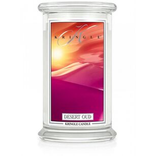 Desert Oud - Kringle Candle - duża świeca z dwoma knotami (624g)