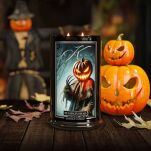 Pumpkin Head - Kringle Candle - duża świeca z dwoma knotami (624g) - seria Halloween - 2