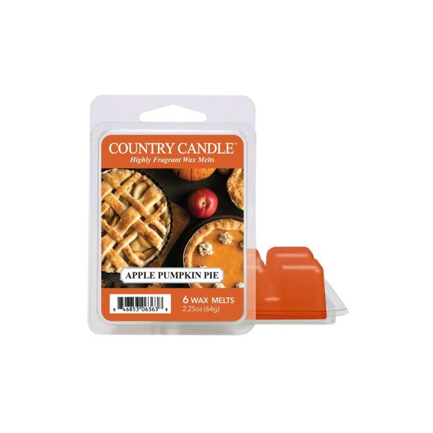 Apple Pumpkin Pie - Country Candle - wosk zapachowy 64 gram