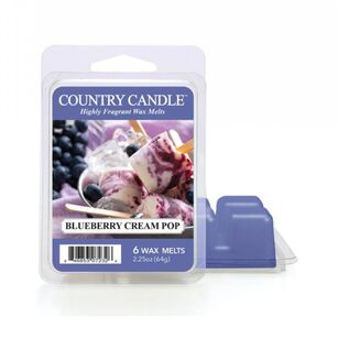 Blueberry Cream Pop - Country Candle - wosk zapachowy 64 gram