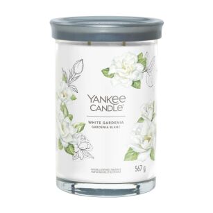 White Gardenia - Yankee Candle Signature - świeca tumbler z dwoma knotami