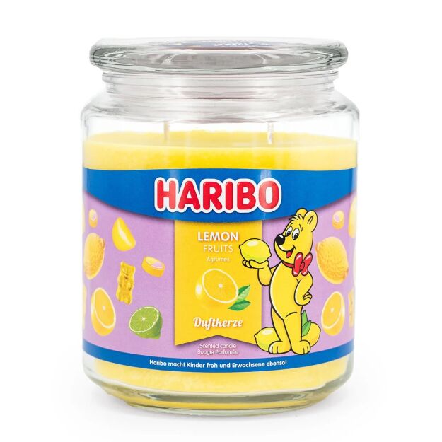 Lemon Fruits - Haribo - świeca zapachowa 510g