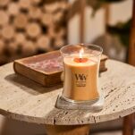 Golden Bourbon - Woodwick - średnia świeca zapachowa z drewnianym knotem - 6